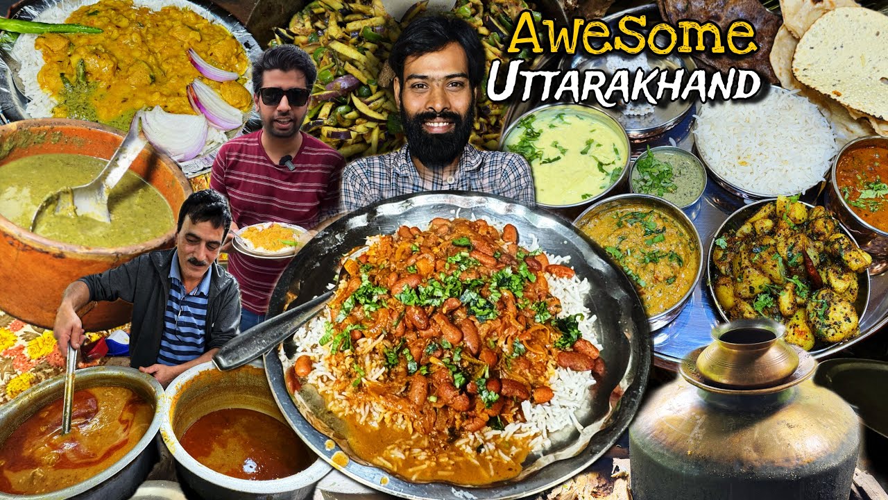 40/- Exploring Authentic Foods Of Nainital | Secrets of Kumaoni Thali & Desi Rajma Chawal