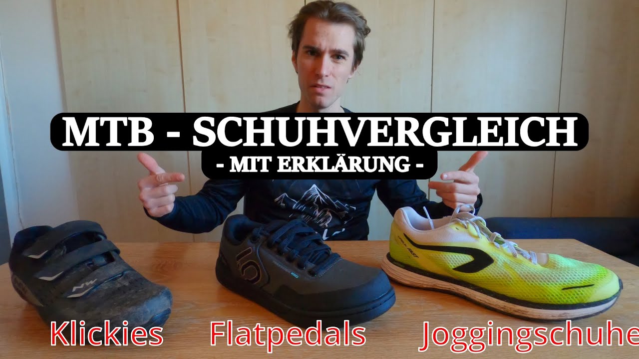 Mountainbike Schuhvergleich - Mit Erkl&auml;rung I Klicks vs Flats I Lifeofmaik