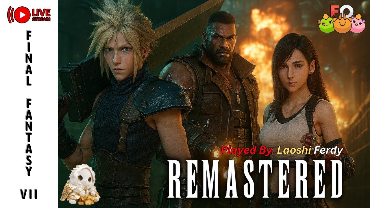 Live Day 19 - Full 2K Remastered Final Fantasy VII | The Spirit of Nostalgia Underwater!