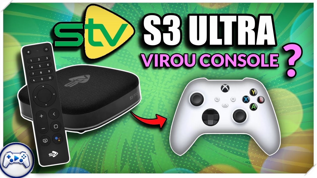 STV S3 ULTRA Como Rodar Jogos em Sua TV BOX | Transforme seu TV BOX em um Vídeo Game | STV S3