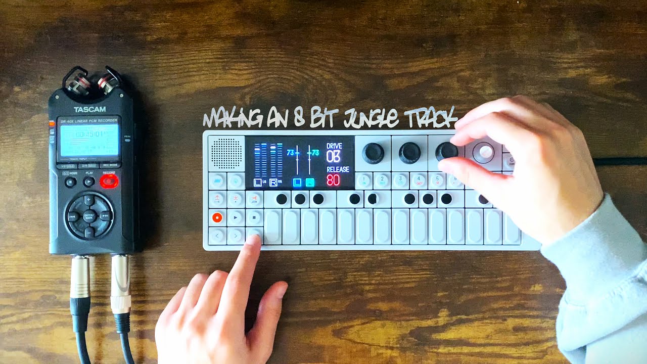 OP1 MAKING 8 BIT STYLE JUNGLE/DRUM & BASS WALKTHROUGH