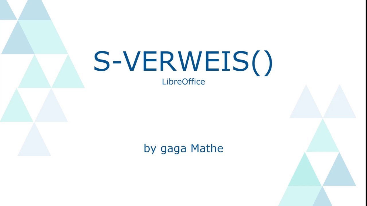 S-Verweis LibreOffice