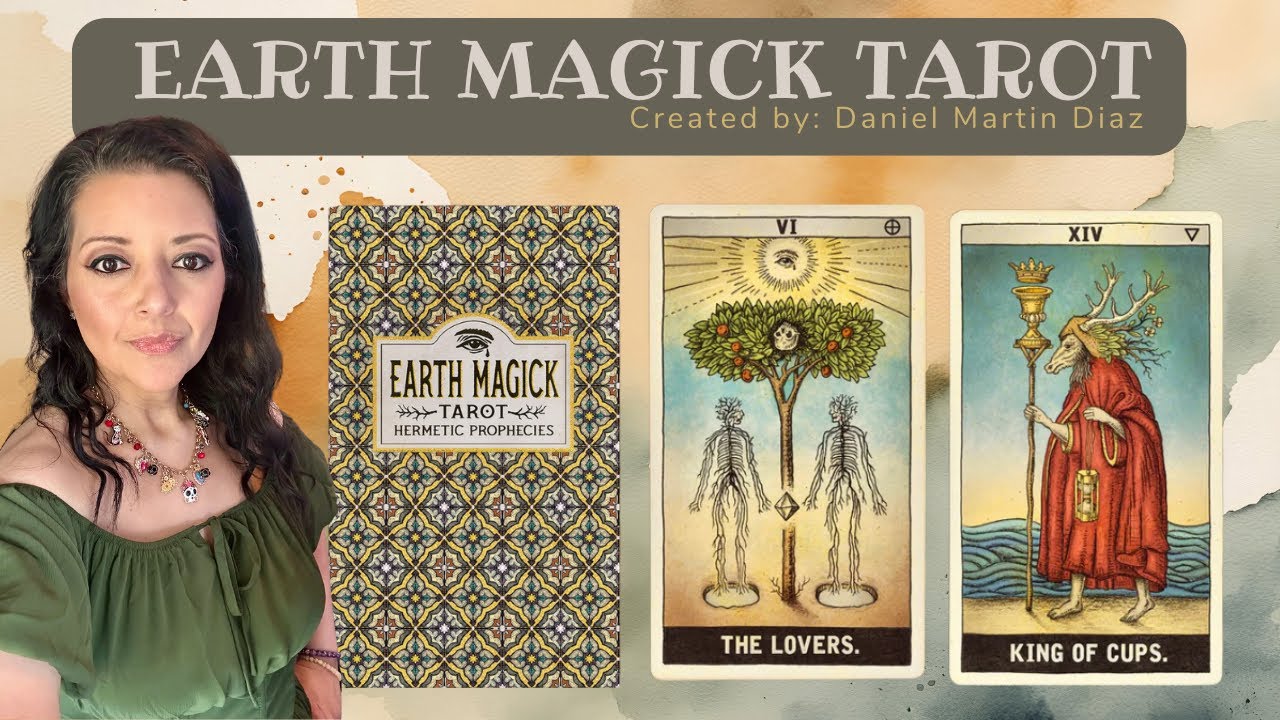Earth Magick Tarot: Hermetic Prophecies #unboxing | Mystical Deck by Daniel Martin Diaz #tarot 
