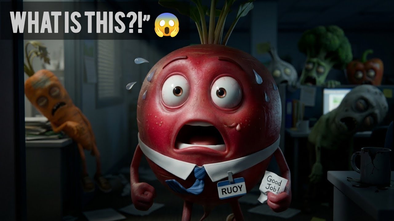 First Day at the Vegetable Office… Everyone Is a Zombie?! 🧟‍♂️ | Episode 1