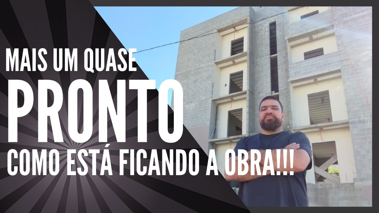 Tour pelo prédio quase pronto. [TERRENO EM DECLIVE]
