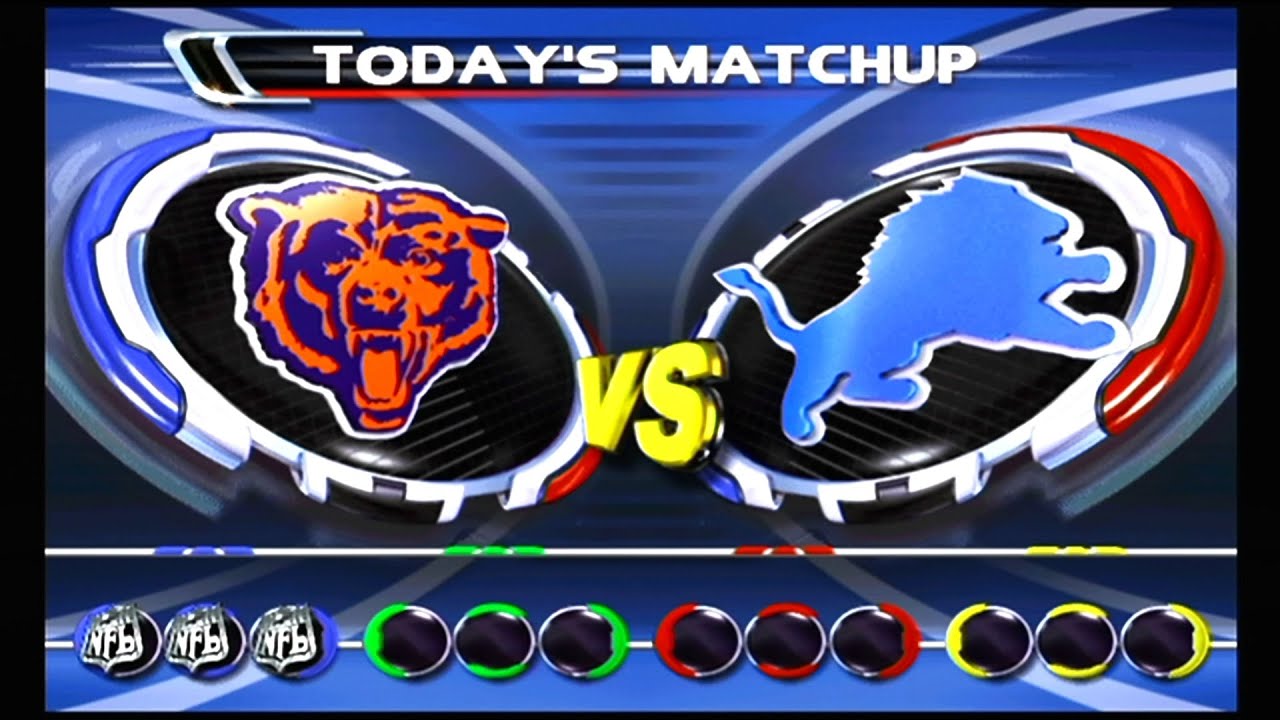 NFL Blitz 20-02 (GameCube) Lions vs Bears