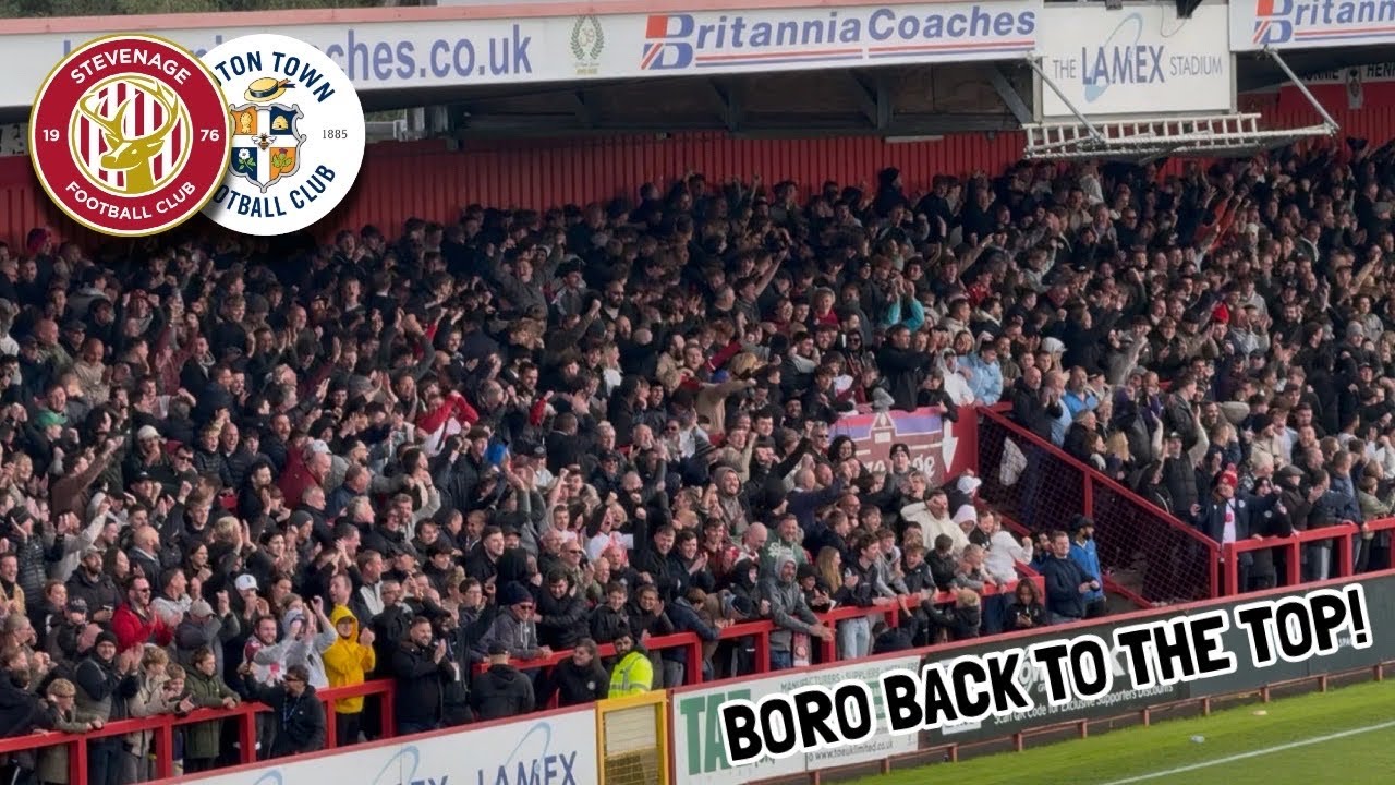 HATTERS BRUISED BY RAMPANT BORO! | Stevenage v Luton Match Vlog 