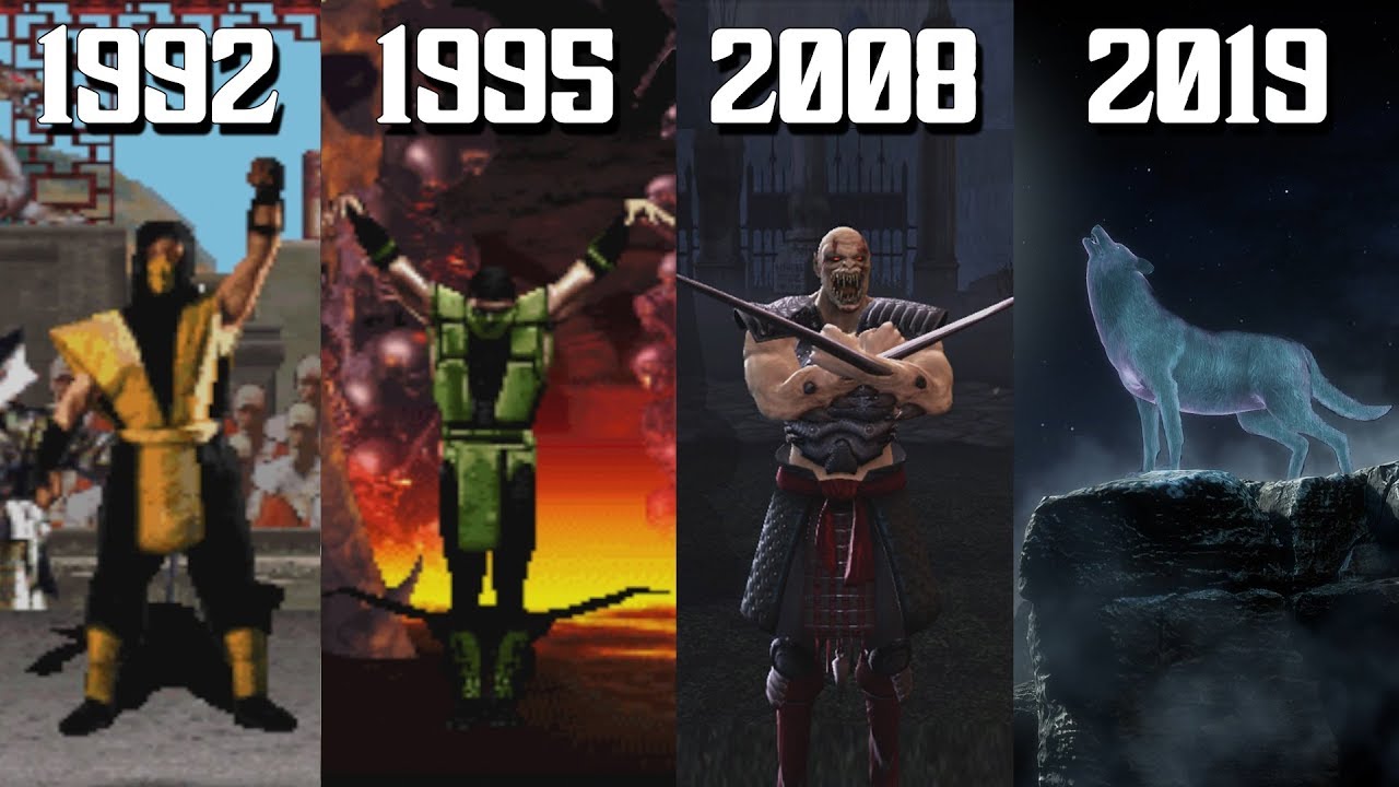 The Evolution of Mortal Kombat Winning Poses! (1992-2019)