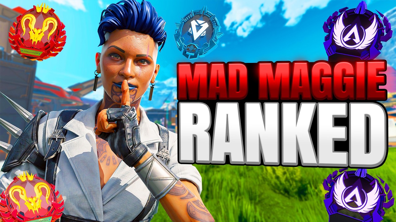 High Level Mad Maggie Ranked Gameplay - Apex Legends (No Commentary)