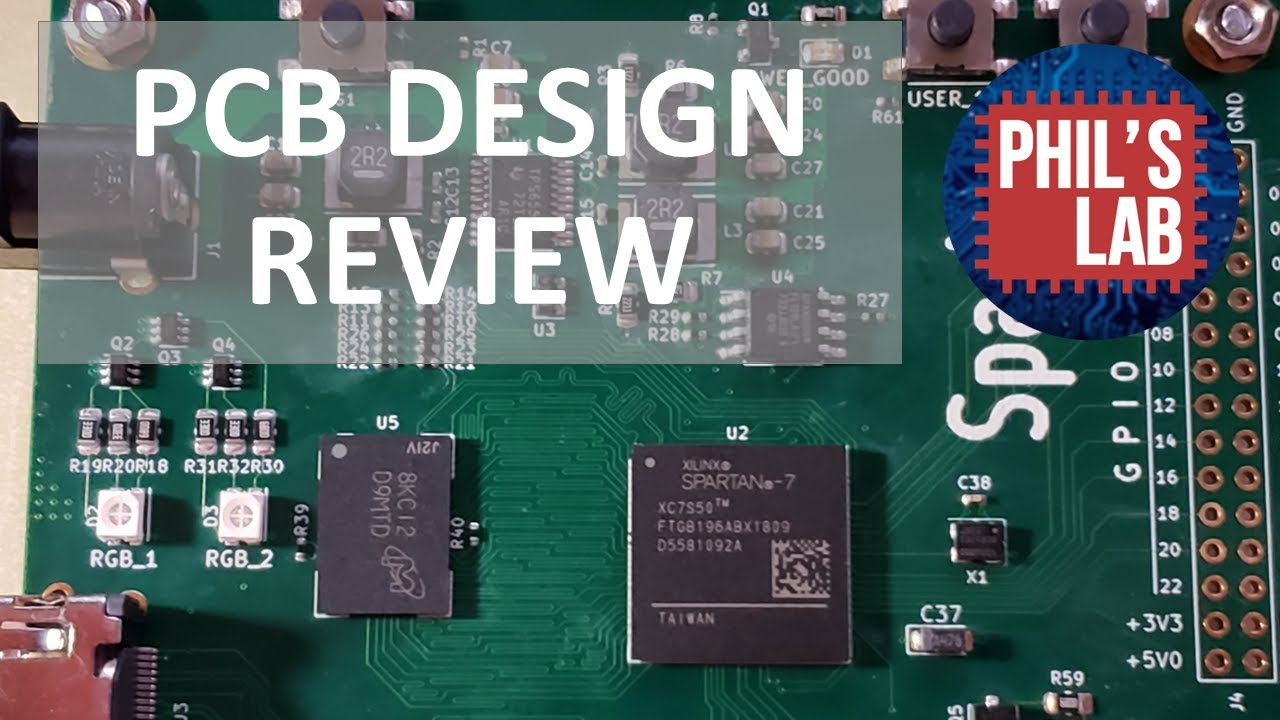 (Sponsored) Design Review (Spartan 7 FPGA) - Schematic & PCB - Phil's Lab #63