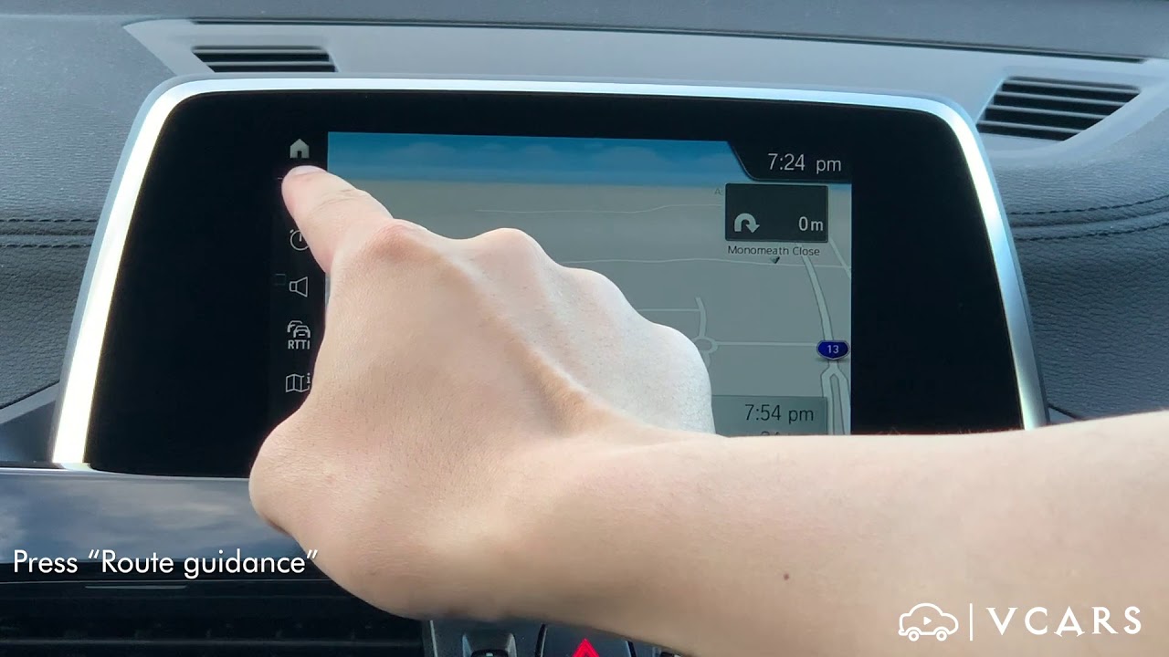 How to cancel route guidance on BMW (iDrive 6 system)
