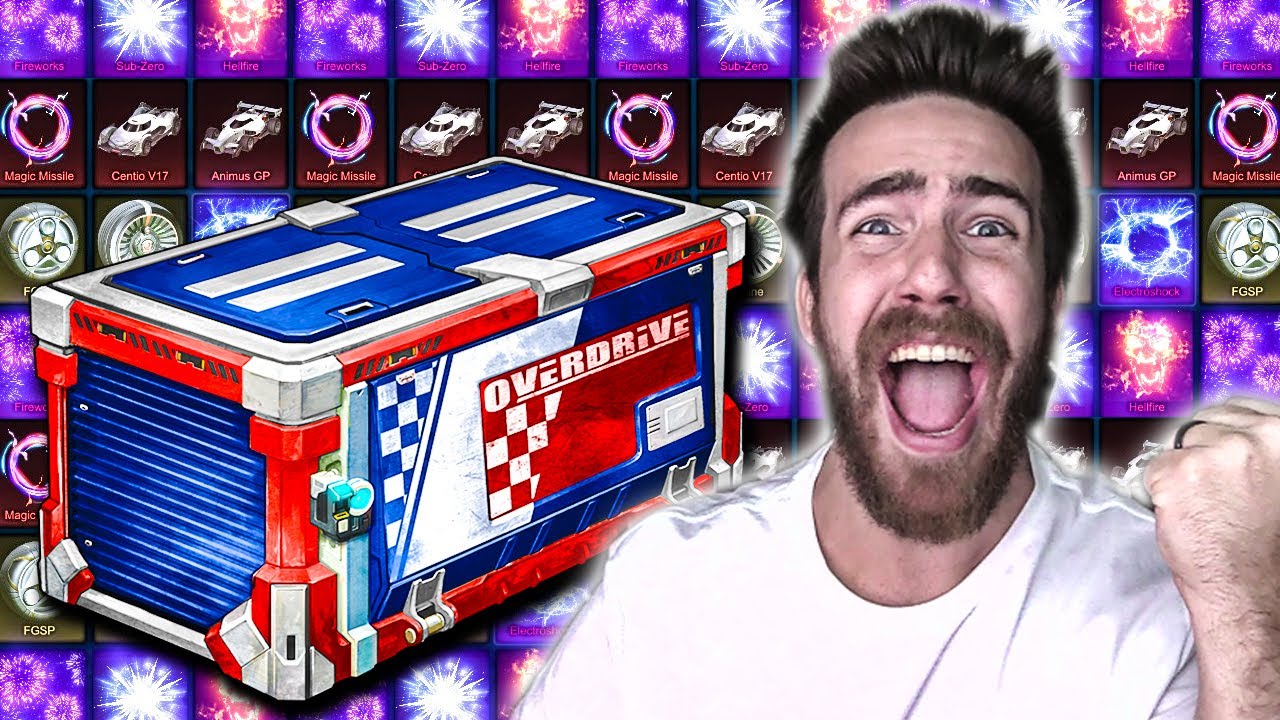 10 NEW OVERDRIVE ROCKET LEAGUE CRATE OPENING
