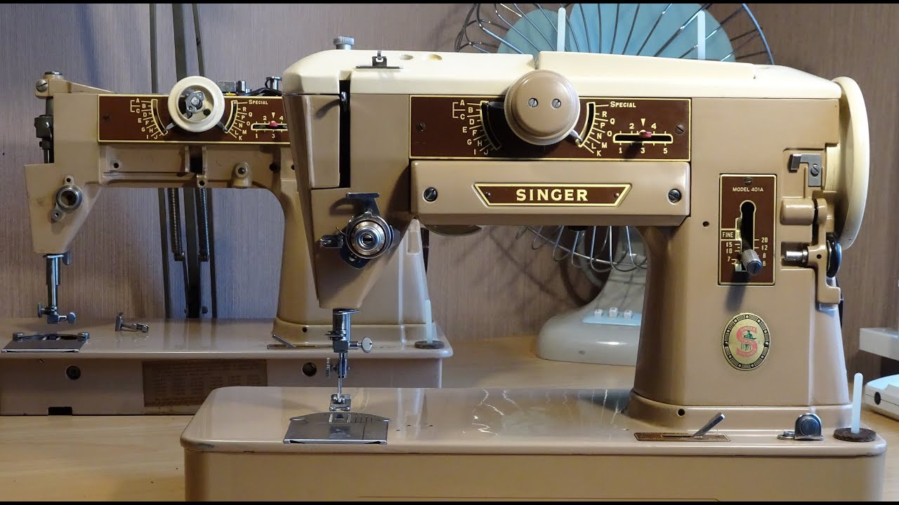 Singer 401A Sewing Machines from the 1950s. Refreshing these Beautiful Machines - Part 1.