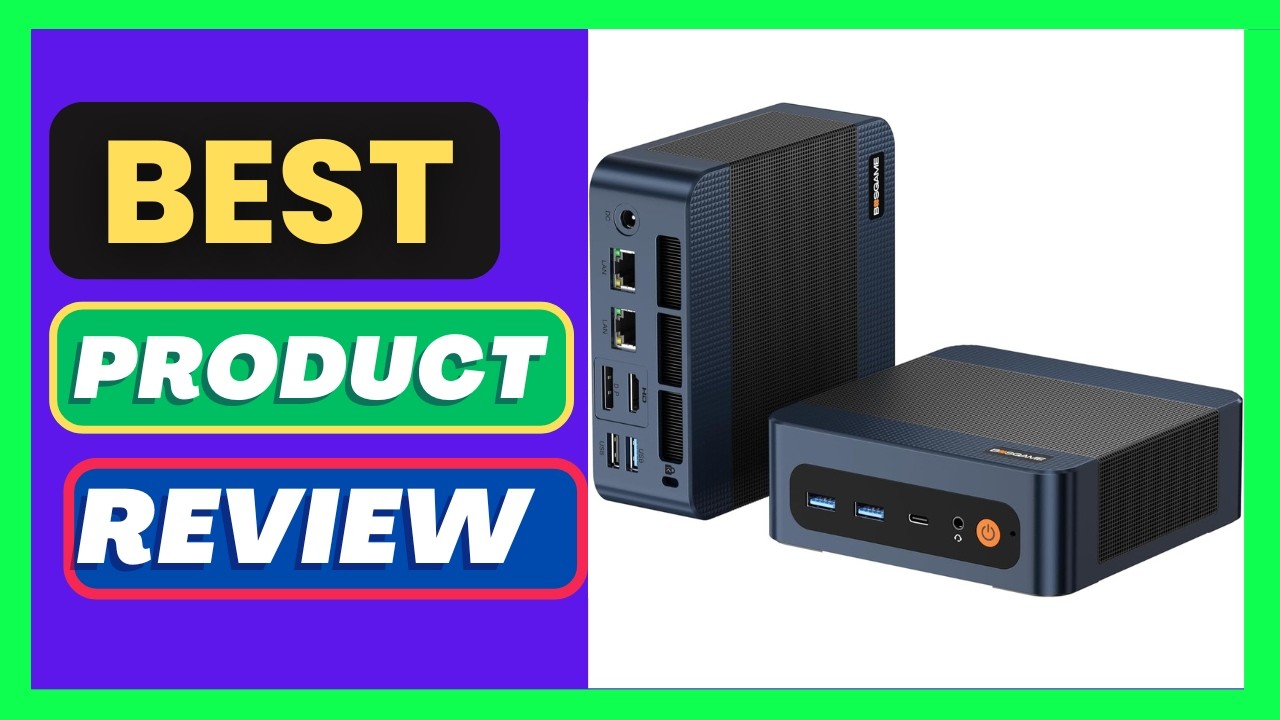 BOSGAME P3 Mix Mini PC, Mini Desktop with Ryzen 7640HS (up to 5