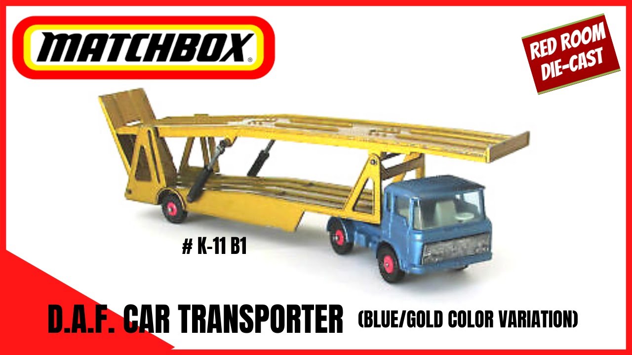 D.A.F. Car Transporter | Color Variation #2 | By Matchbox - [Showcase Matchbox]