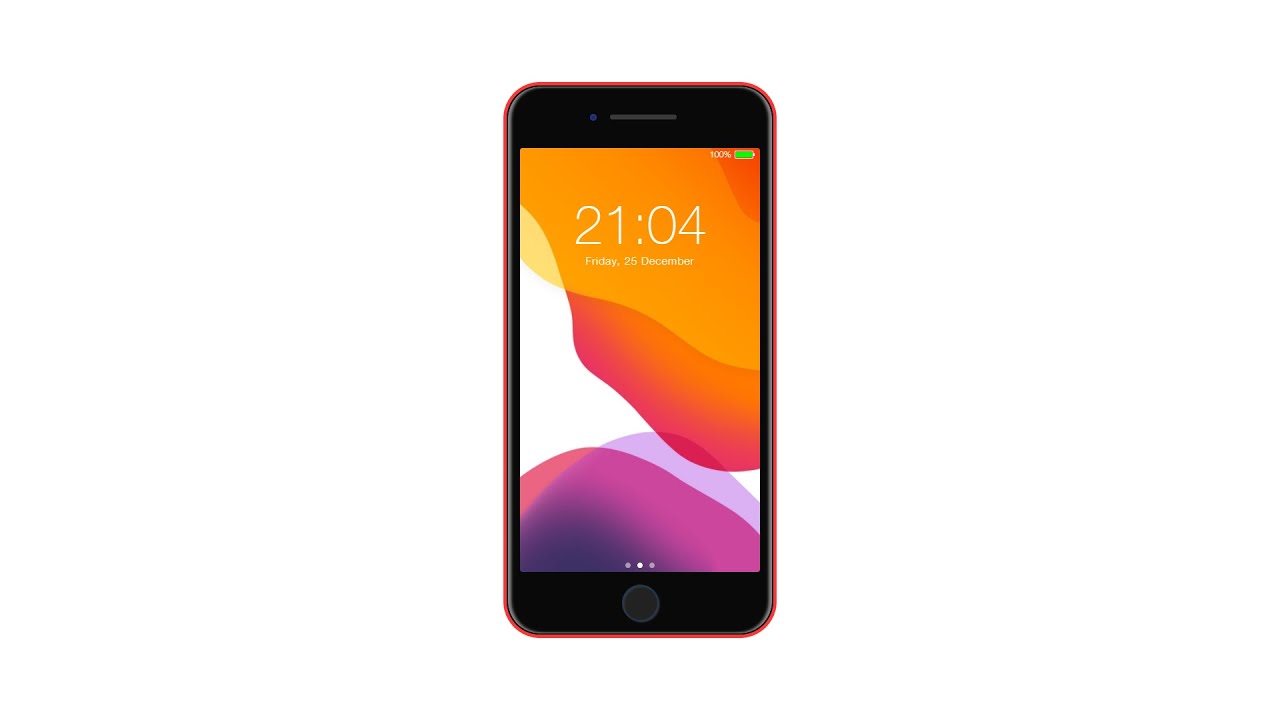 iPhone 8 Lock Screen made with HTML CSS & JS  dark mode | wallpaper change with JS | SCREEN ON OFF