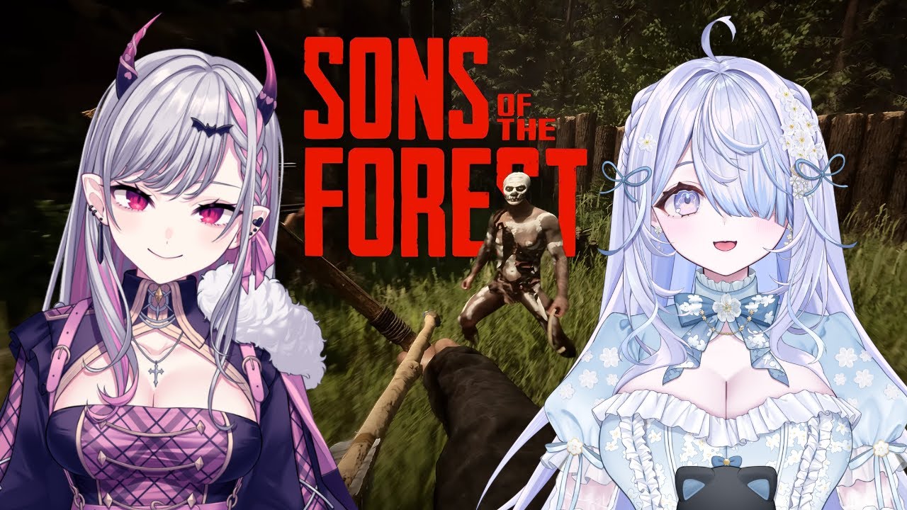 【 Sons of the Forest】耐久サバイバルキャンピング！やみちゃんとハロウィンアドベンチャー！【らぴぶい/ #奏瑠フルール 】 #vtuber #新人vtuber
