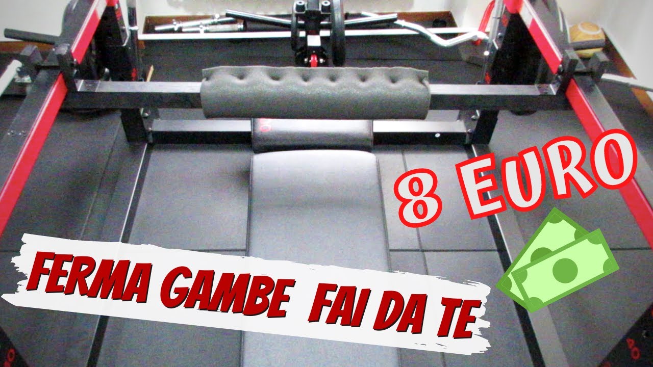 Costruire un Ferma Gambe per Rack 900 Decathlon con 8 EURO | HOME GYM