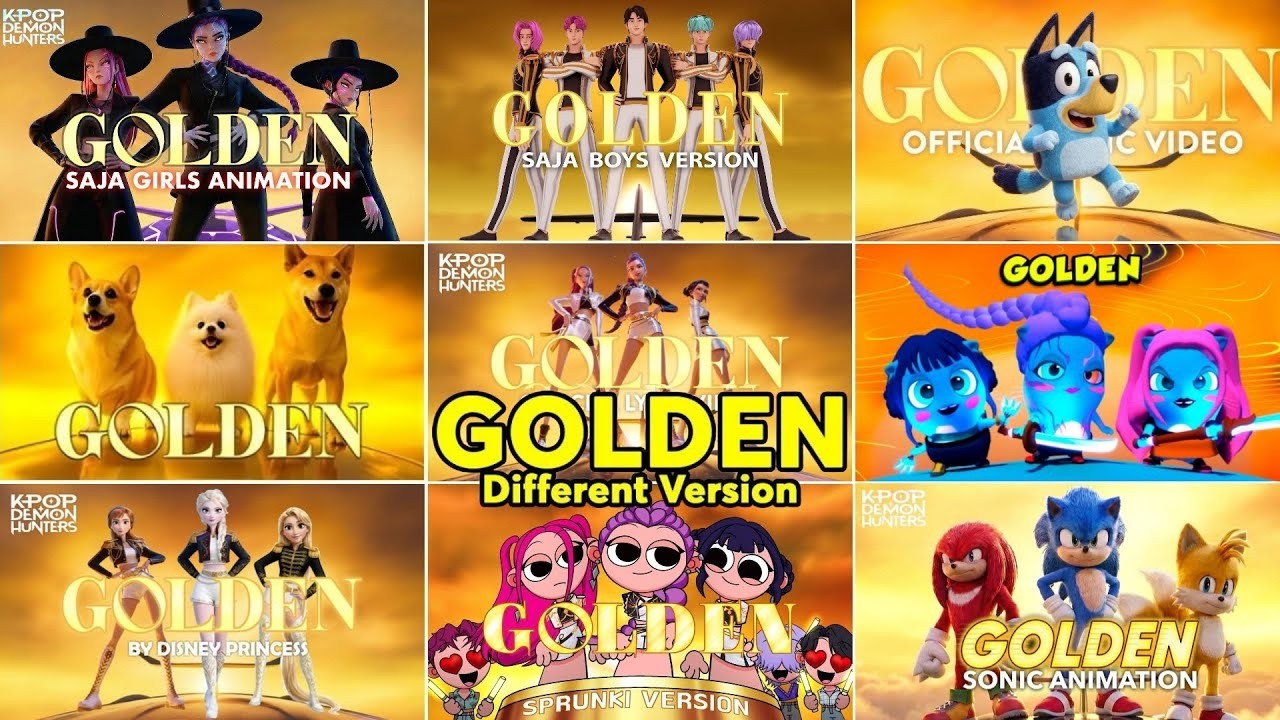 Песня 'GOLDEN' Huntr/x в разных версиях ~ Угадай песню Golden KPOP DEMON HUNTERS !