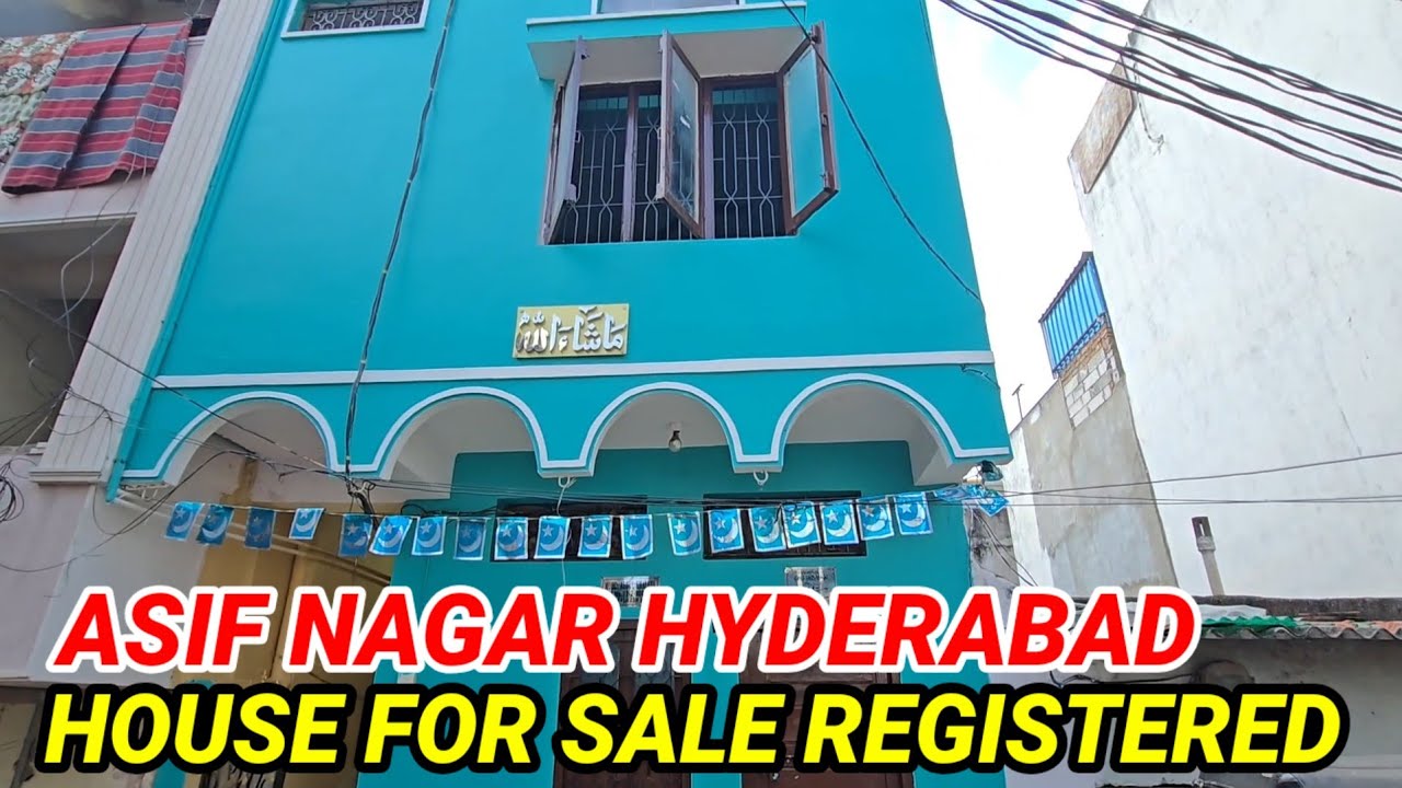 HOUSE FOR SALE IN ASIF NAGAR HYDERABAD || ZEBA BAGH HYD