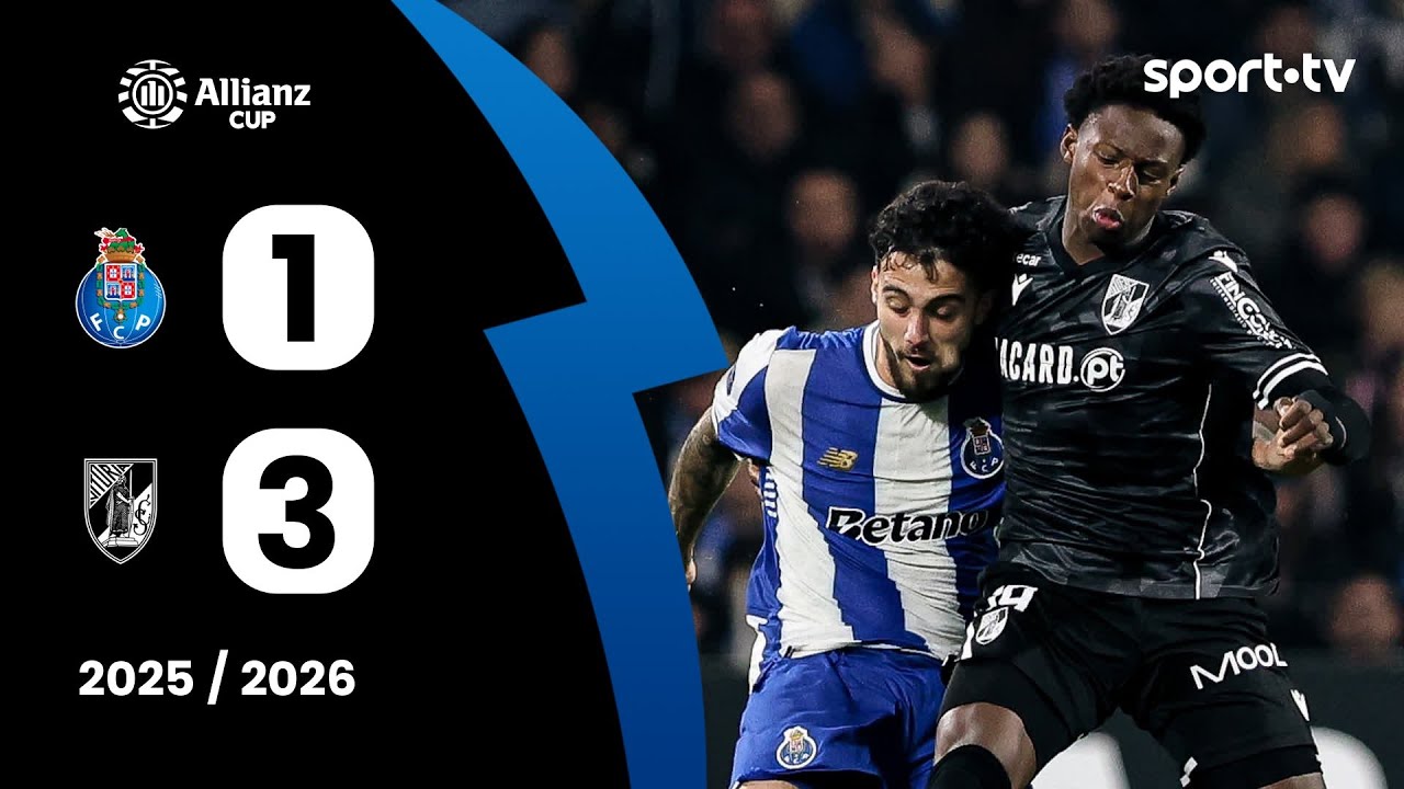 Resumo: FC Porto 1-3 Vitória SC - Taça da Liga | sport tv