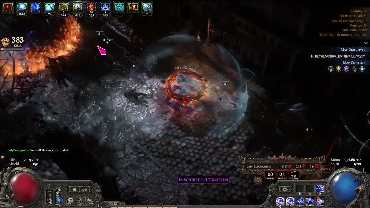 Ball Lightning/Lightning Warp + Breach (0.4 Fate of the Vaal)
