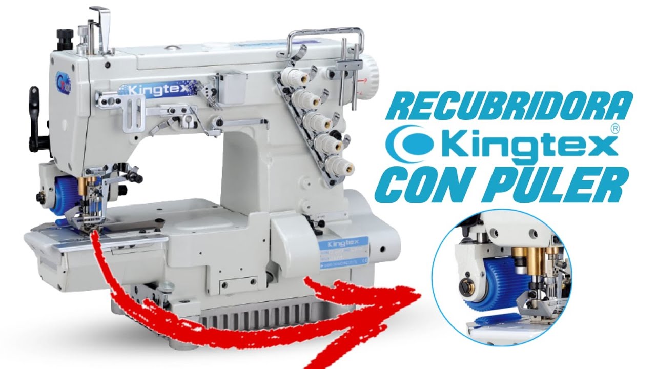 RECUBRIDORA CILÍNDRICA CON PULER  KINGTEX