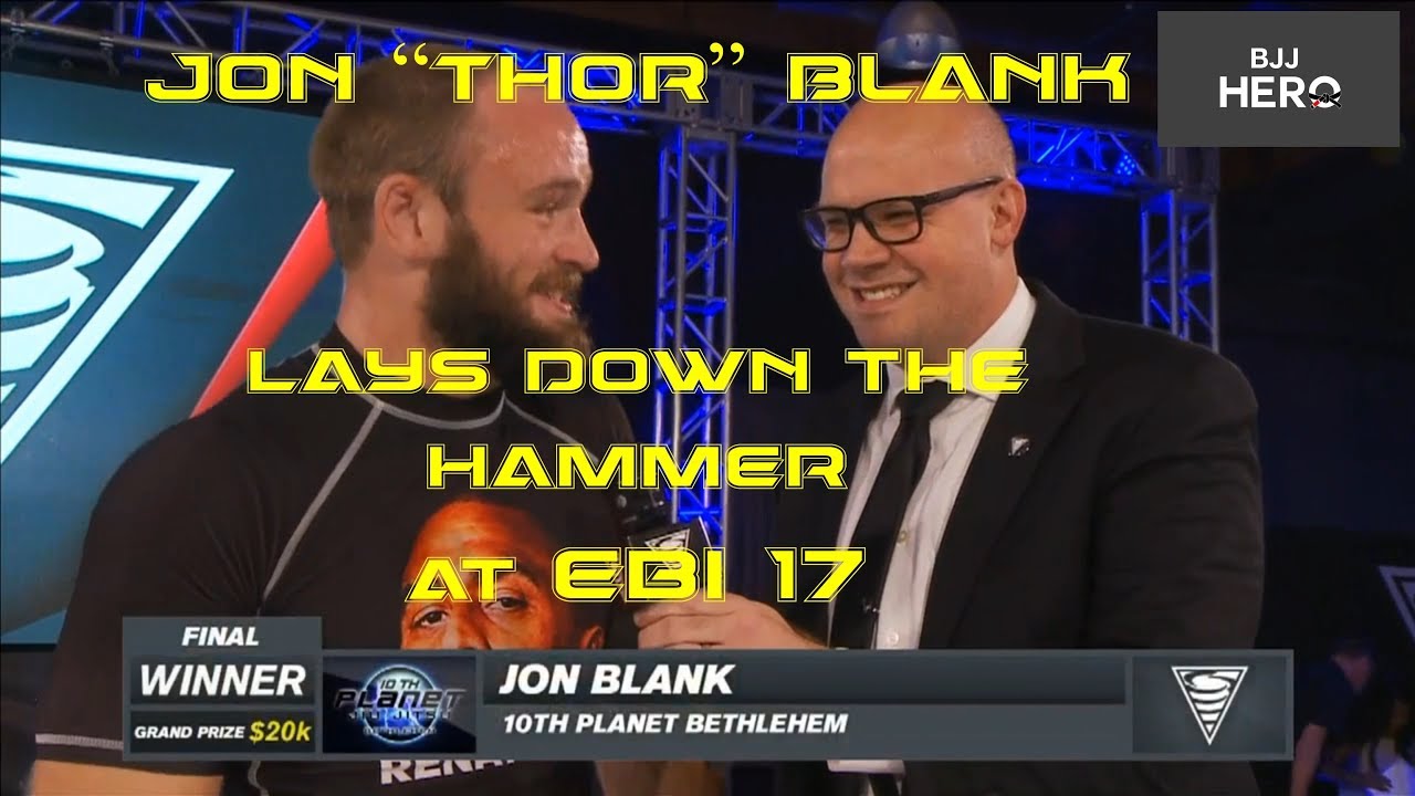 Jon 'Thor' Blank Dominates at EBI 17 - The Middleweights Combat Jiu-Jitsu Championship