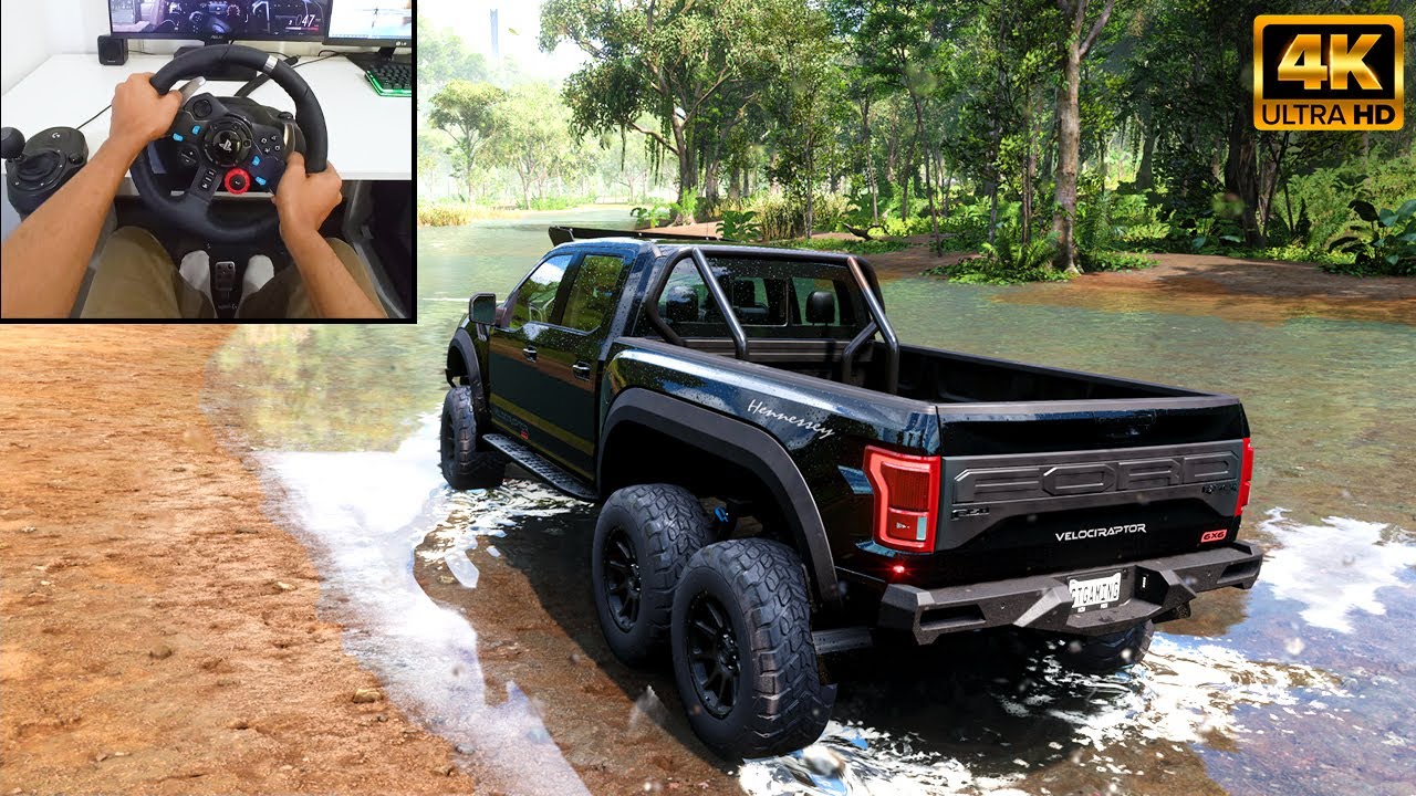 Ford - VelociRaptor 6X6 | Offroading | Forza Horizon 5 | Logitech g29 gameplay