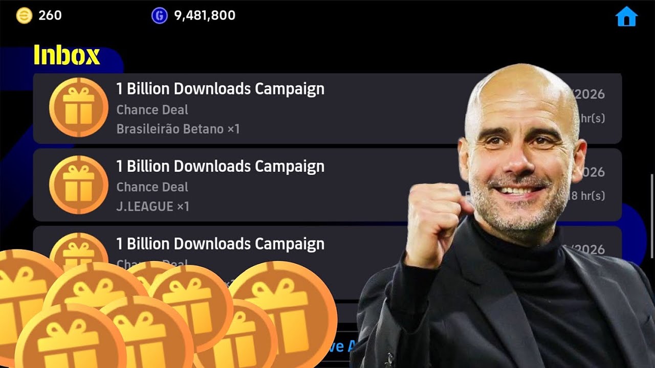 NEW BEST REWARDS V5.4.0! 😱😱 1 BILLION DOWNLOADS CAMPAIGN PACK OPENING!! EFOOTBALL 2026 MOBILE