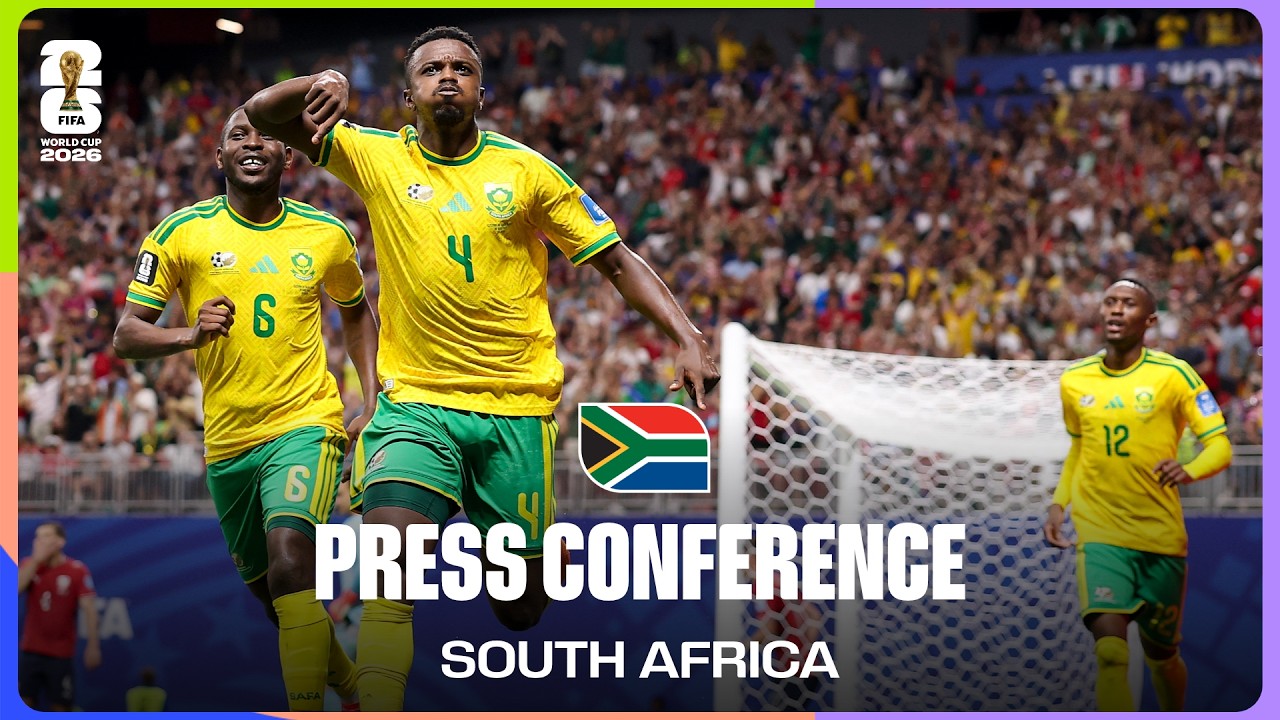 Post-Match Press Conference: South Africa's Hugo Broos On 1-1 Draw with Czechia