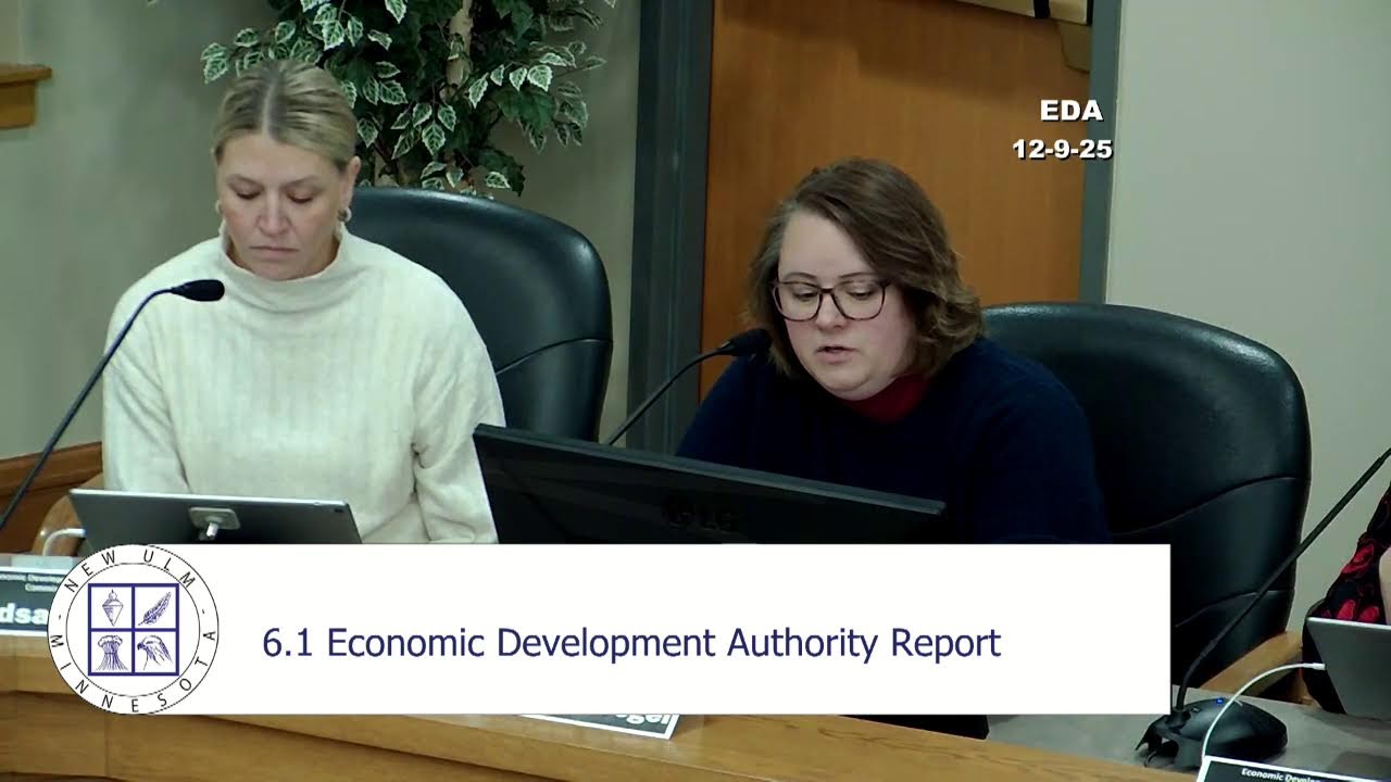 December 9, 2025 New Ulm Economic Development Authority