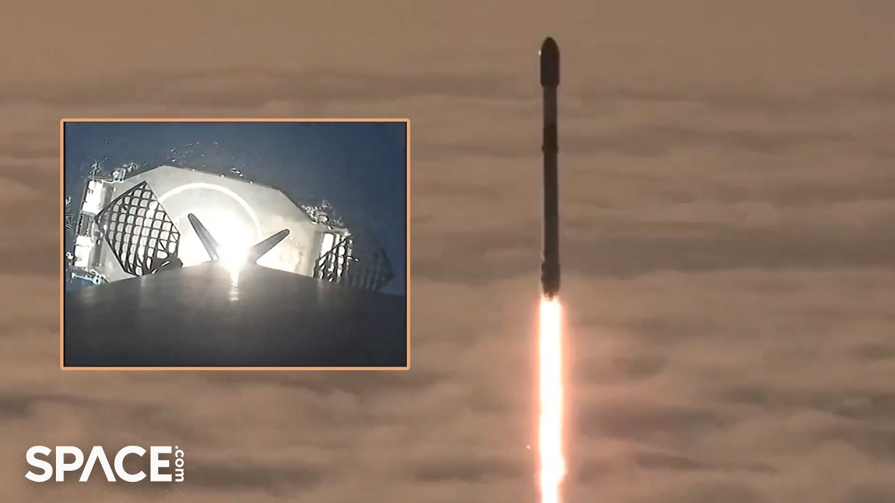 SpaceX launches Starlink satellites on booster's 35th flight, sticks landing