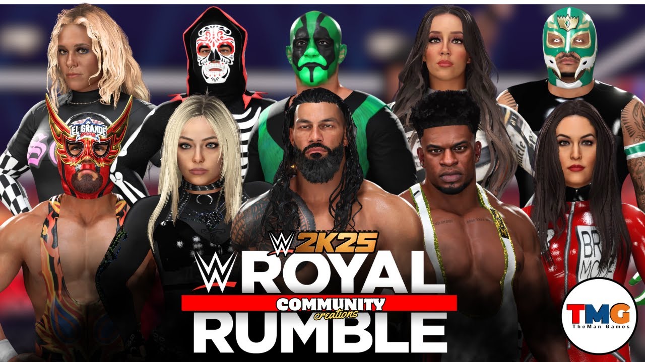 WWE 2K25: Лучшие творения для Royal Rumble от сообщества.