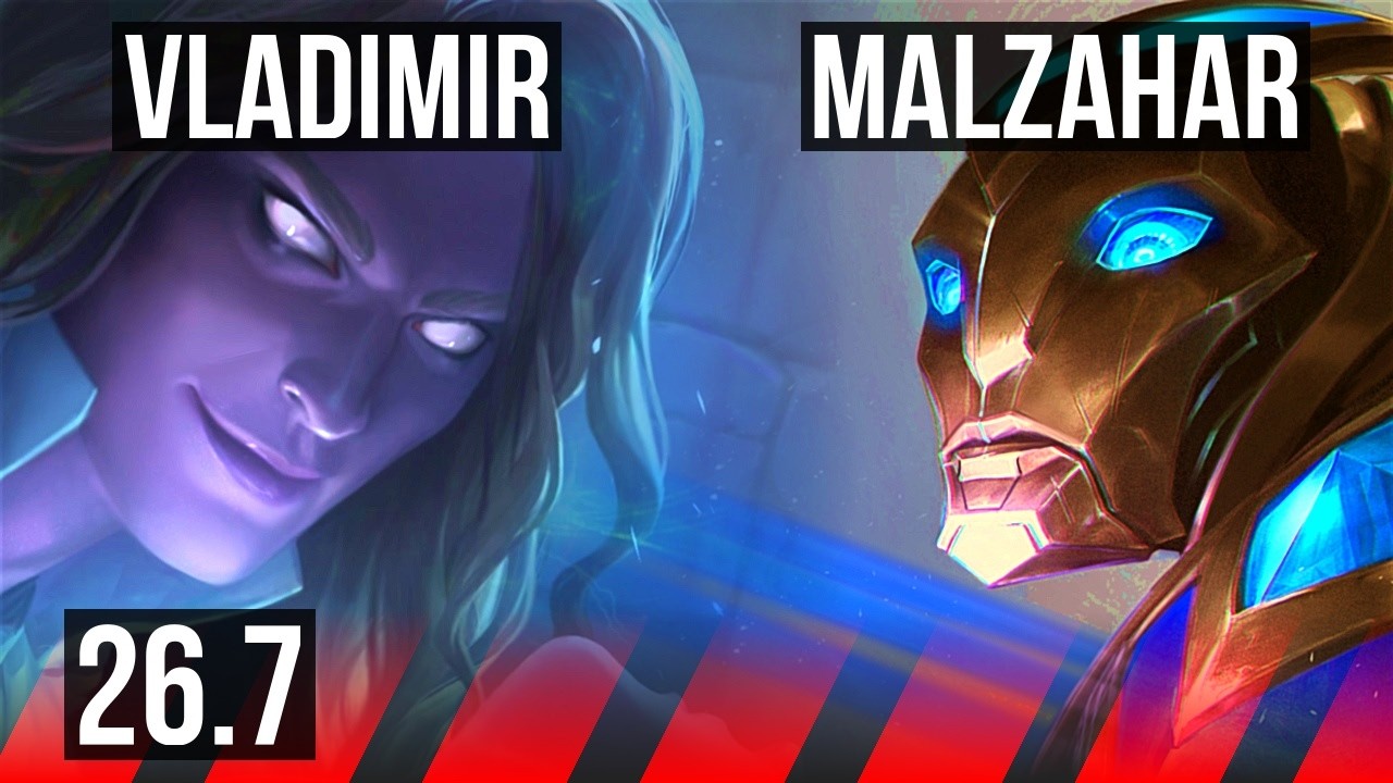 VLADIMIR vs MALZAHAR (TOP) | 65K damage | TR Challenger | 26.7