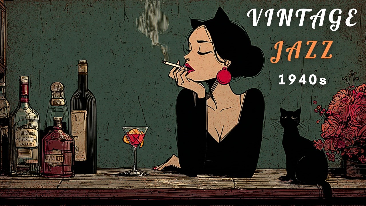 1940's Vintage Jazz Playlist - Petals scatter in a fragrant upswing. | MEOW JAZZ
