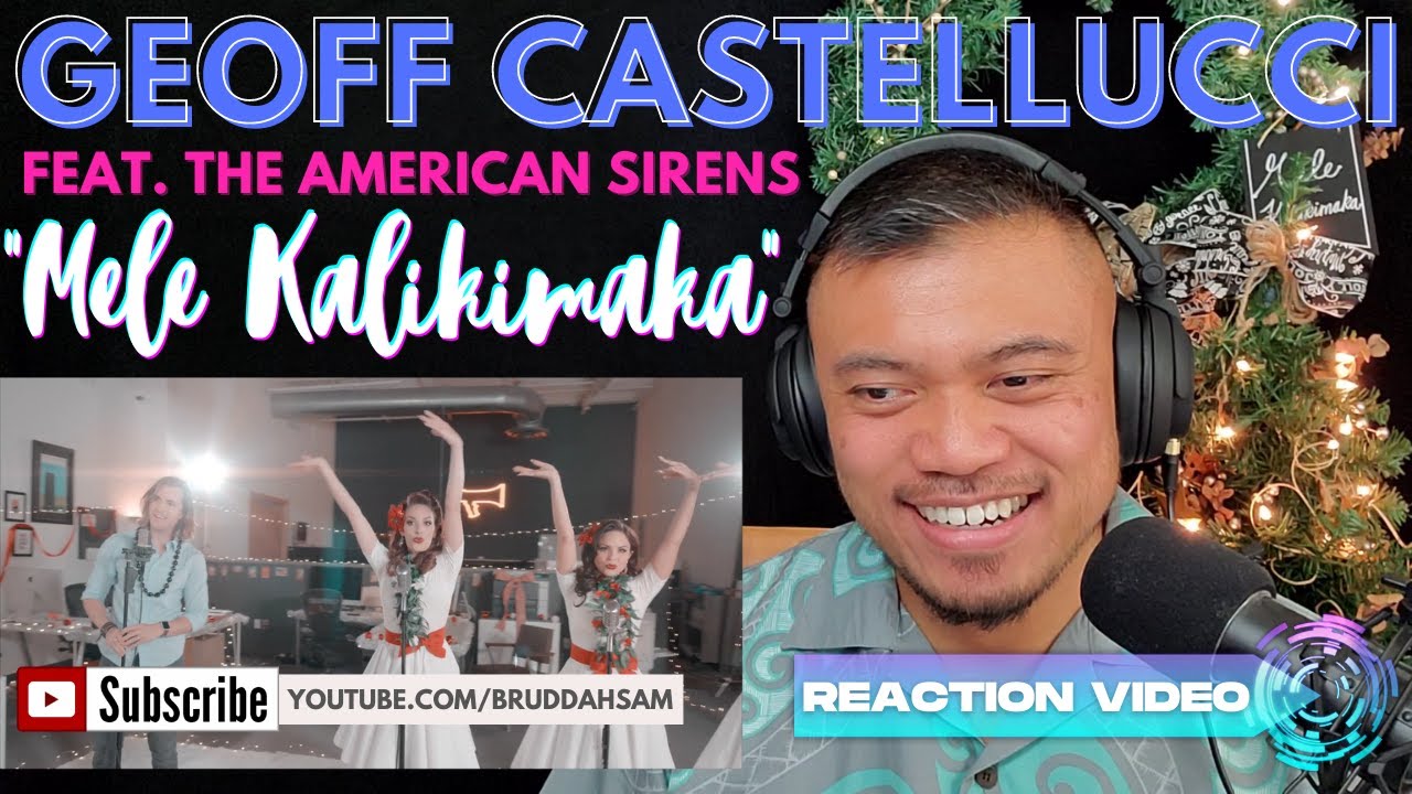 MELE KALIKIMAKA with GEOFF CASTELLUCCI (extended wala`au sesh) | Bruddah Sam's REACTION vids