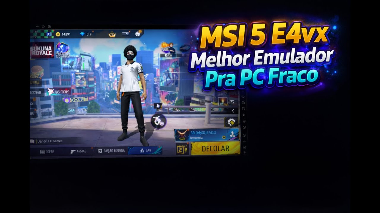 COMO BAIXAR E CONFIGURAR O MELHOR EMULADOR PRA PC FRACO DEPOIS DA ATUALIZAÇÃO ( MSI 5 E4VX ) RHN MTA