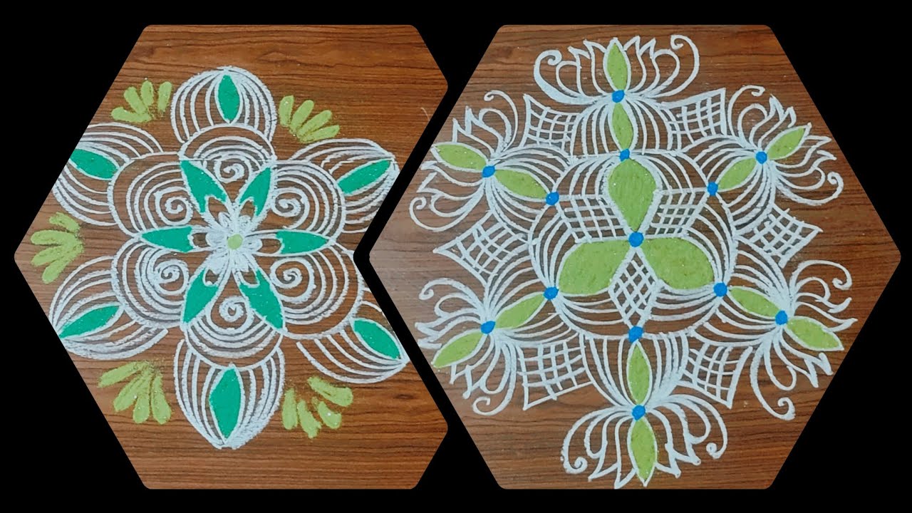 2 Padikolam Rangoli Full videos #rangoli#padikolam#shorts#reels#dailyuserangoli#festivalart #kolam 