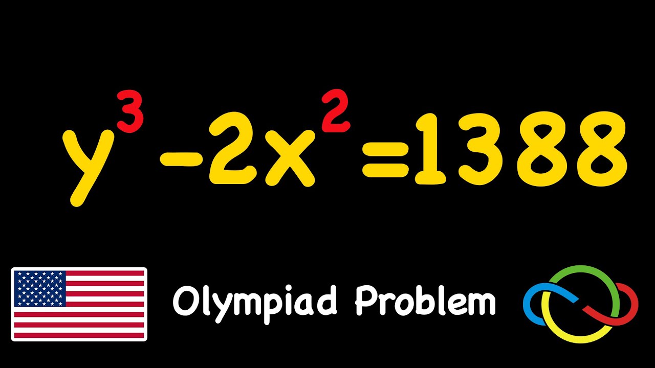 Solving a Diophantine Equation From USA | y^3-2x^2=1388 Solve For Integer Solutions | Math Olympiad