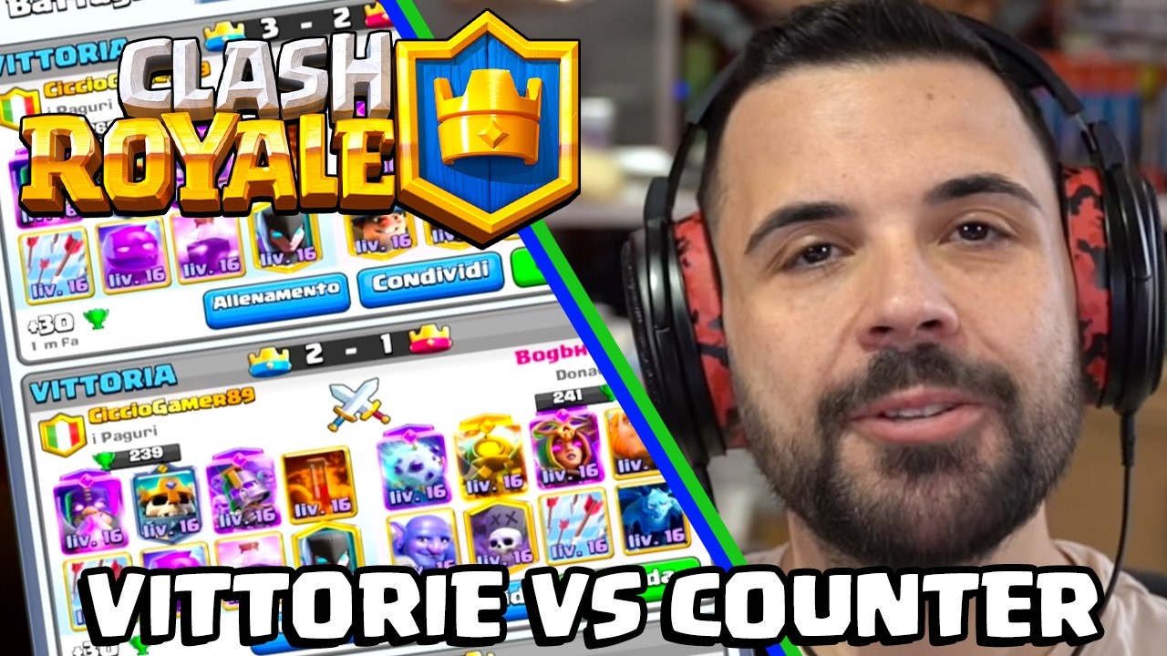ho vinto contro 3 DECK counter, meno male che sono Scarsi - CLASH ROYALE