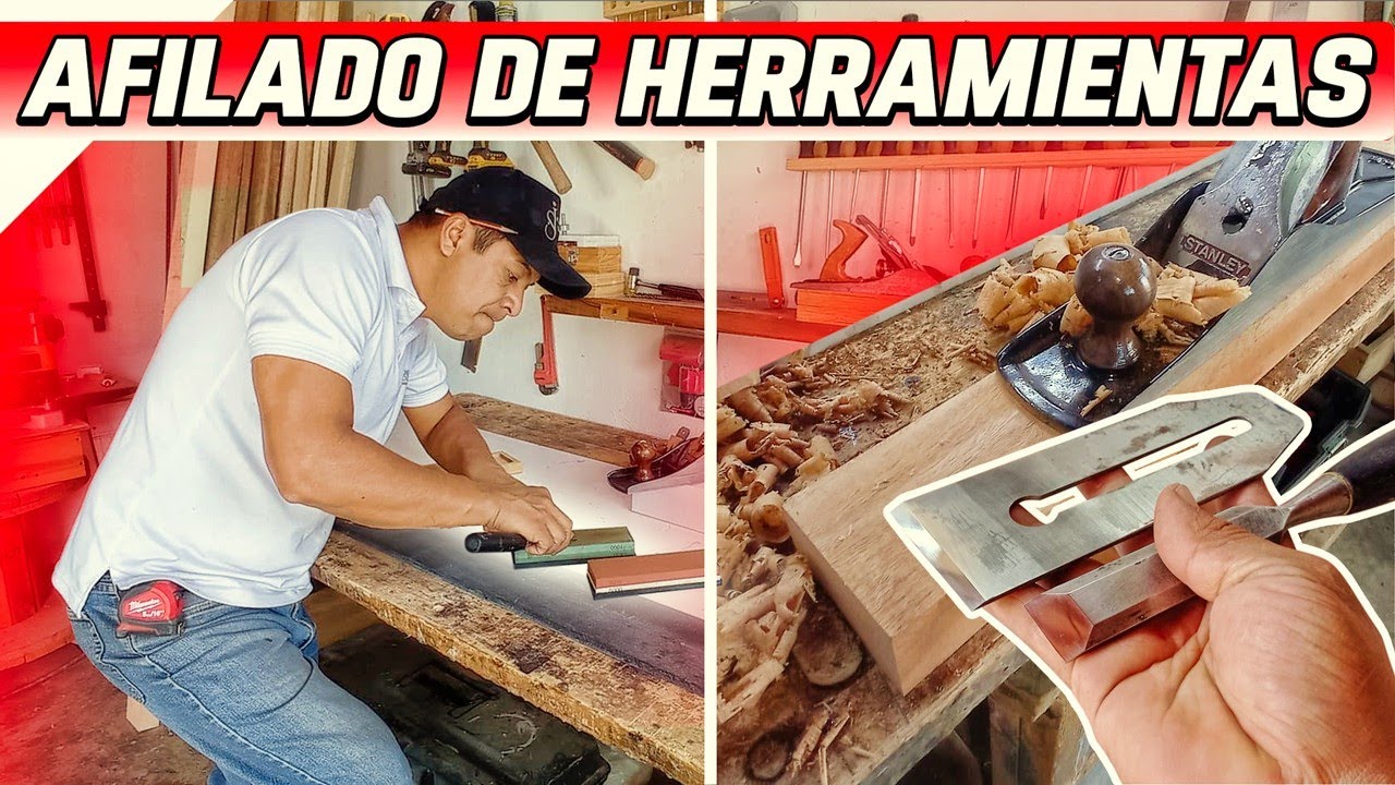Así afilo mis herramientas de Carpintería #elmueblemoderno