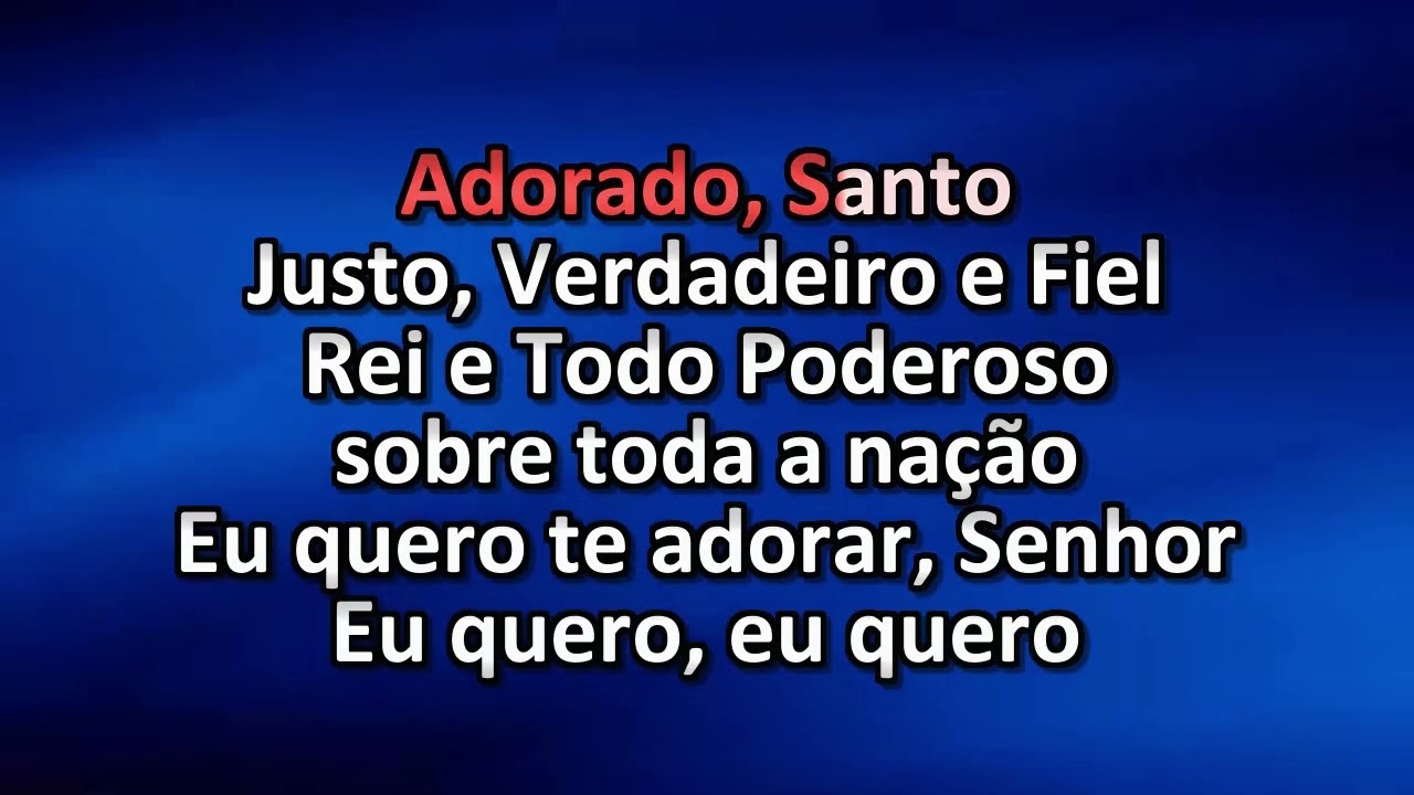 Sou Adorador - Legendado Cantado