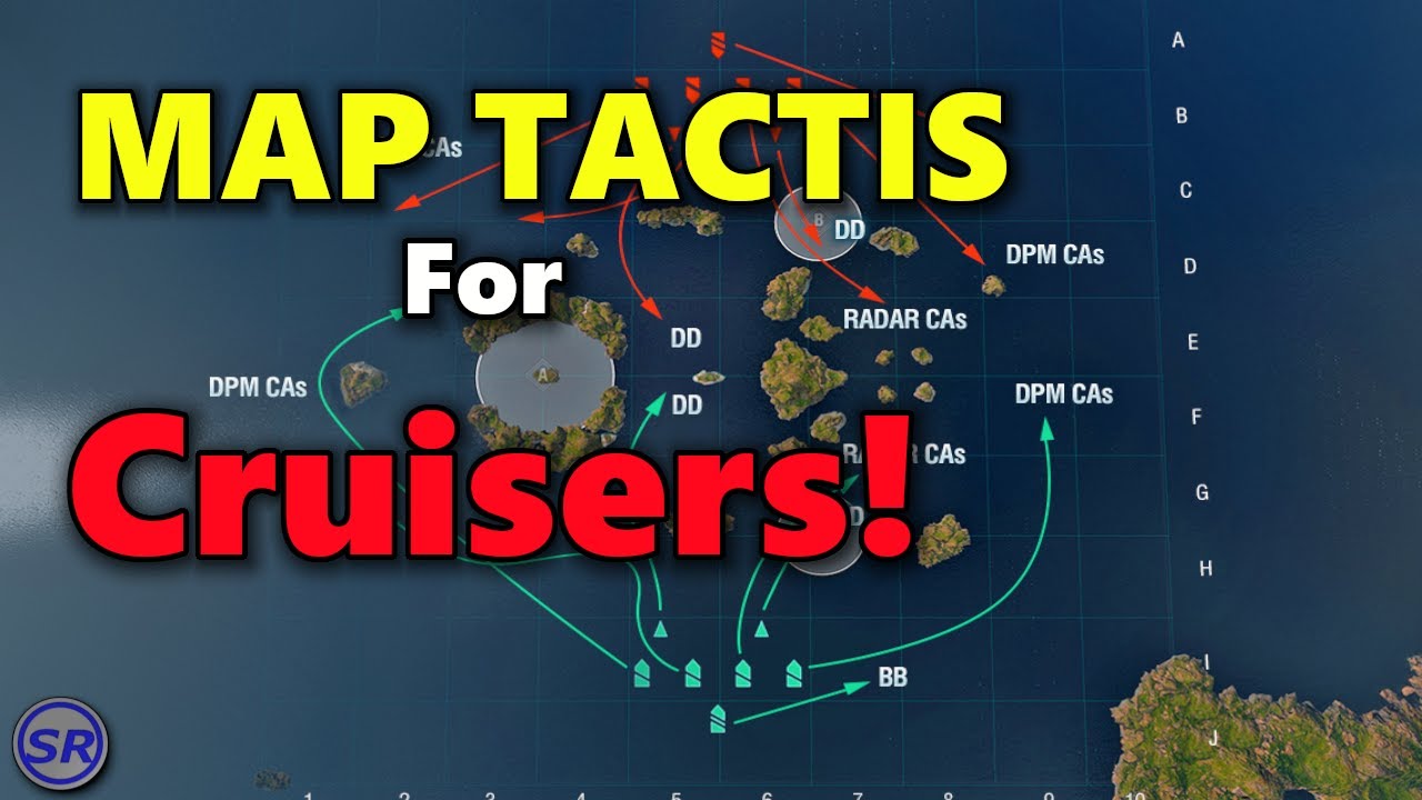 Map Tactics for Cruisers in World of Warships🌊
