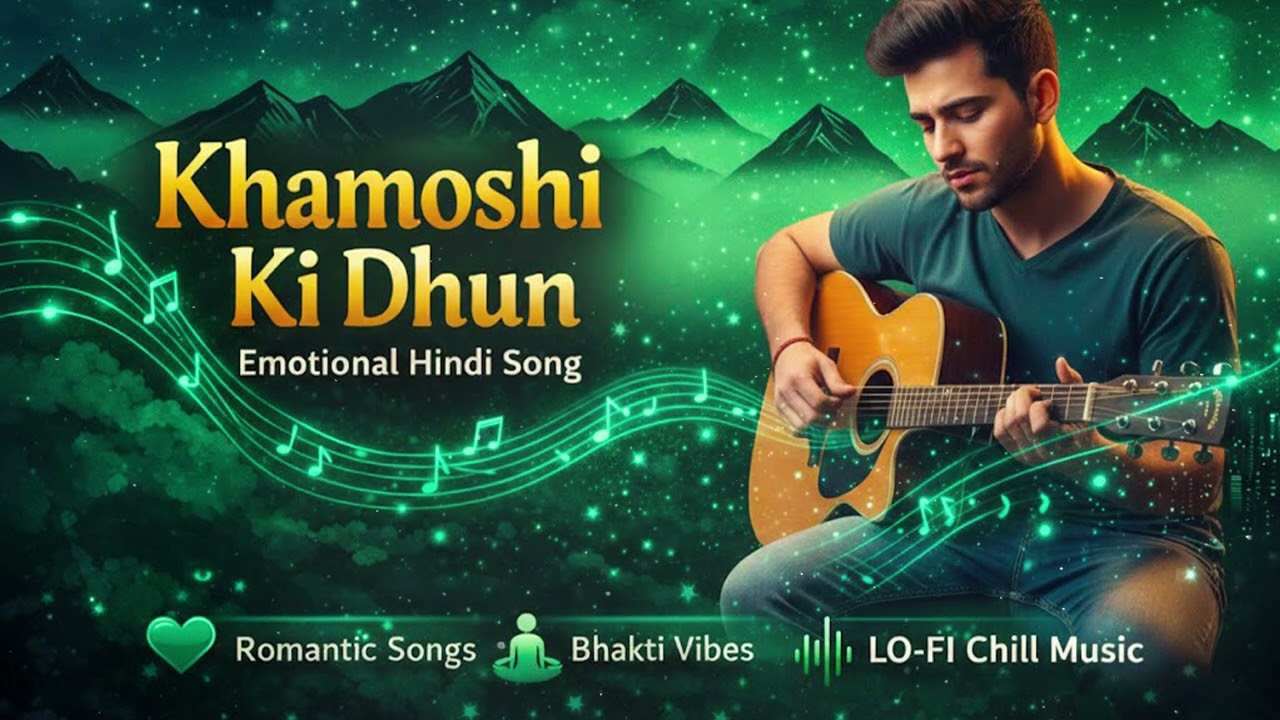 Khamoshi Ki Dhun | Emotional Hindi Song | Lo-Fi Chill Music | AI Dhun