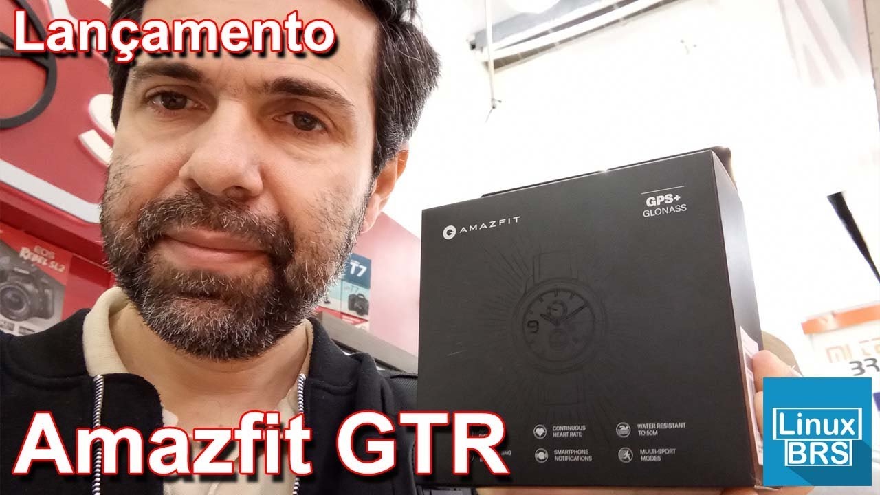🔘 Xiaomi Amazfit GTR - UNBOXING e conectando ao smartphone