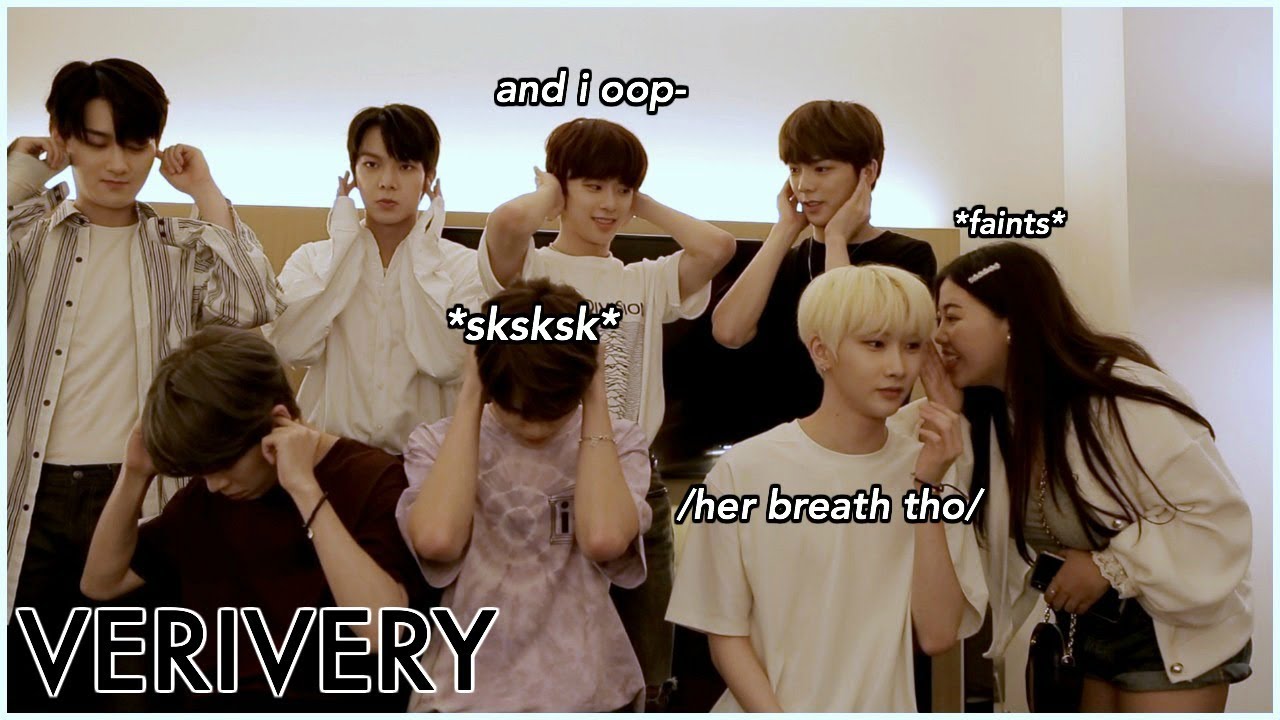 I whispered to kpop idols and lost my cool.