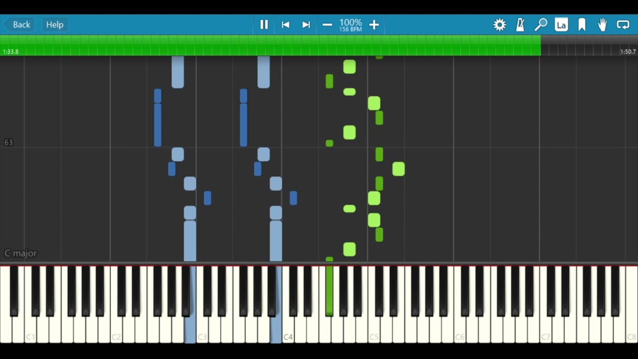 Feather Fiend Piano Synthesia (Tutorial-ish) - Donkey Kong Country Returns