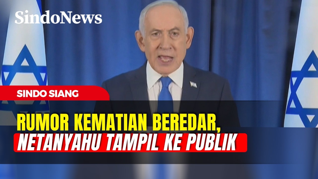 Usai Dirumorkan Tewas, Benjamin Netanyahu Tiba-tiba Muncul ke Publik| Sindo Siang | 14/03