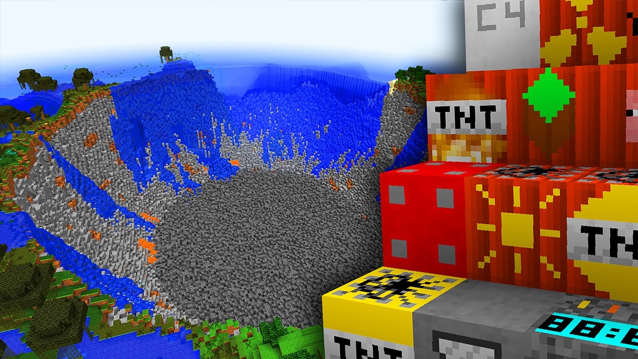 NAJMOCNIEJSZE TNT W MINECRAFT? 25 NOWYCH TNT!